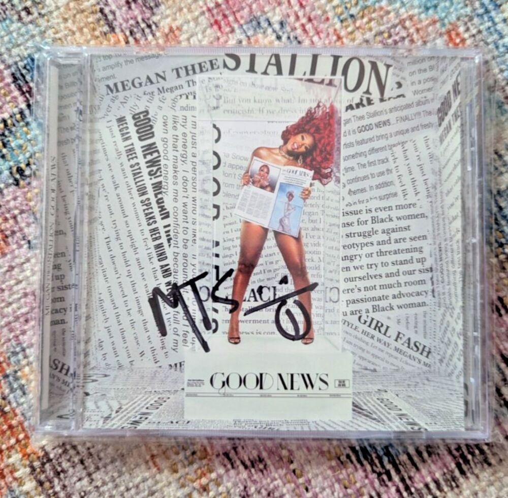 MEGAN THEE STALLION SIGNED Good News New Sealed CD with Autographed Insert